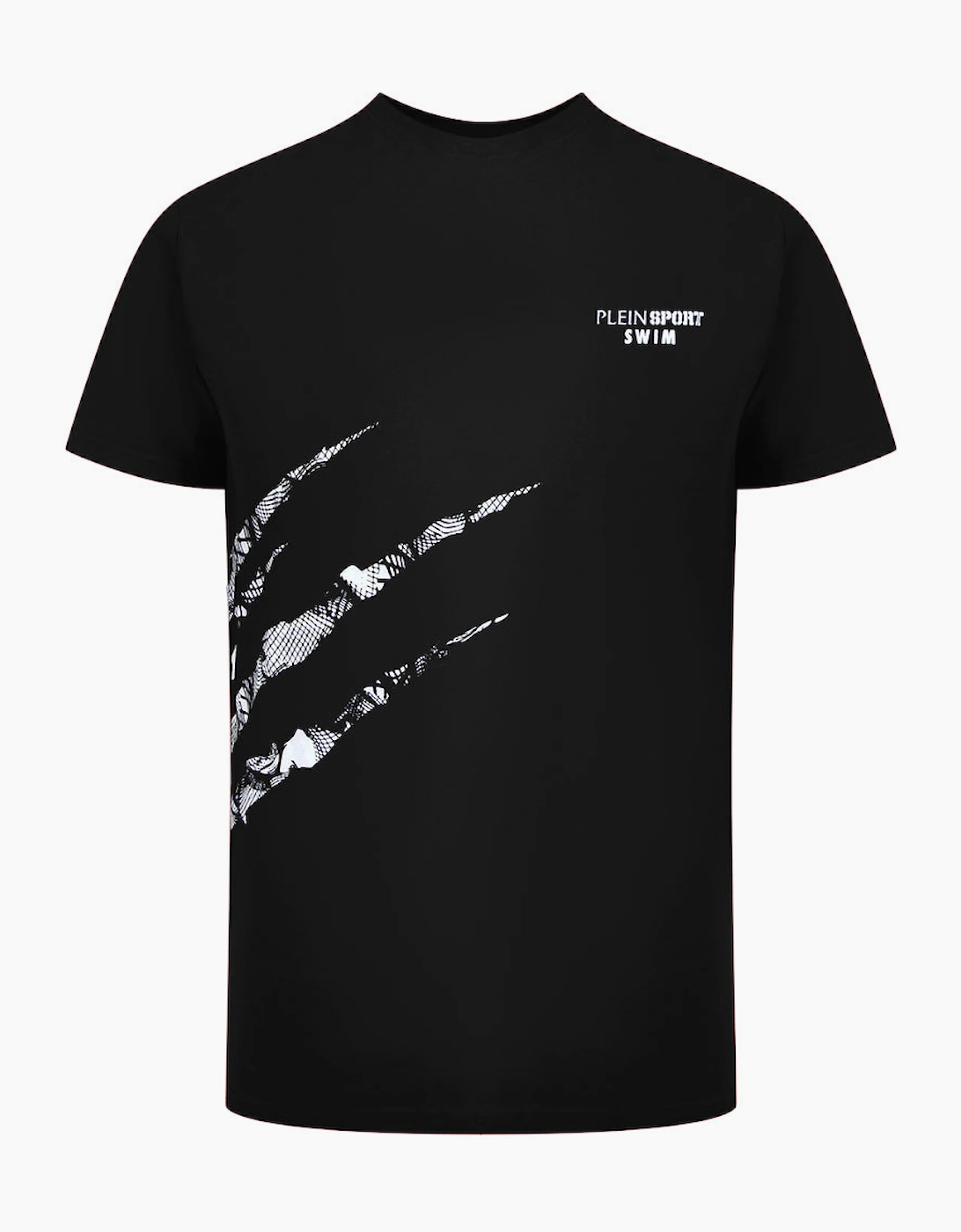 Plein Sport Scratch Logo Black T-Shirt