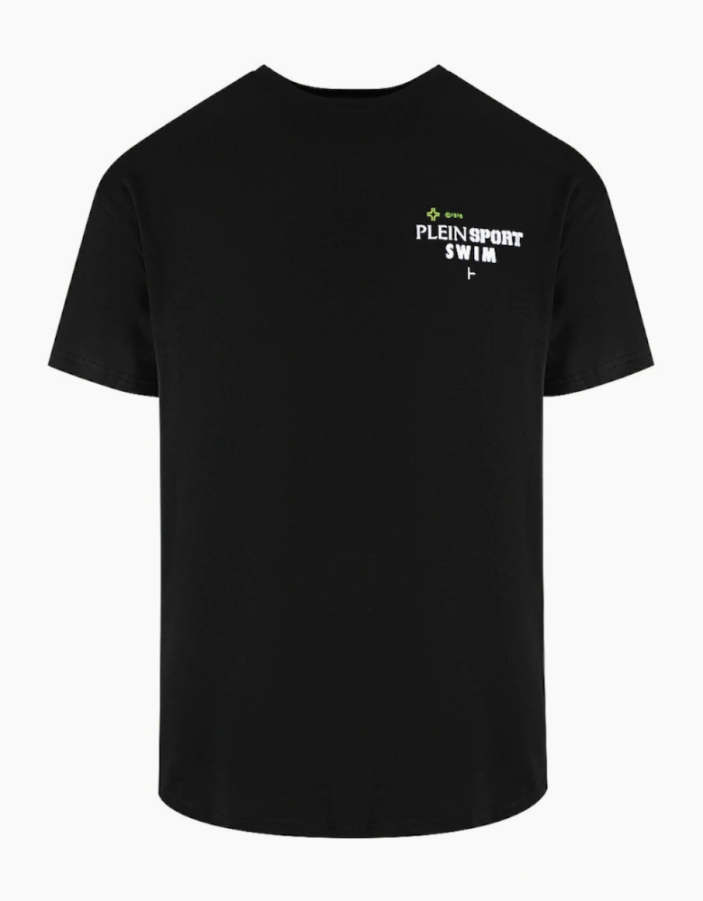 Plein Sport Geo Logo Stretch Black T-Shirt