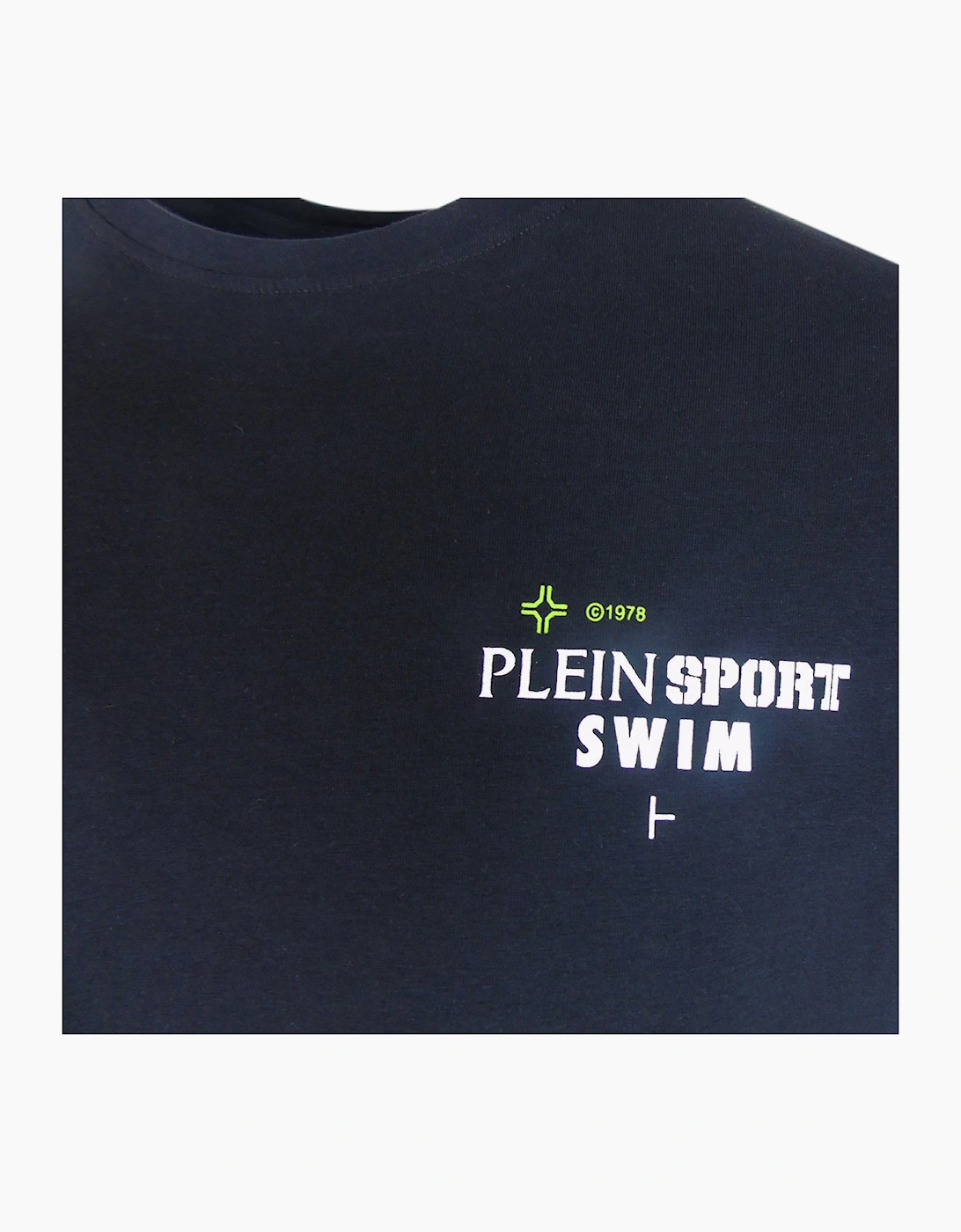 Plein Sport Geo Logo Stretch Black T-Shirt