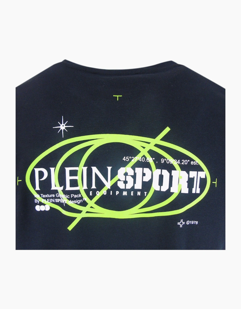 Plein Sport Geo Logo Stretch Black T-Shirt