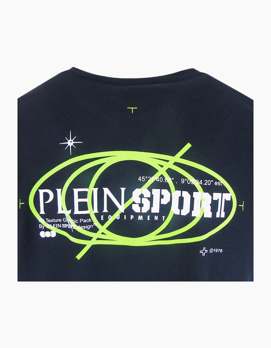 Plein Sport Geo Logo Stretch Black T-Shirt