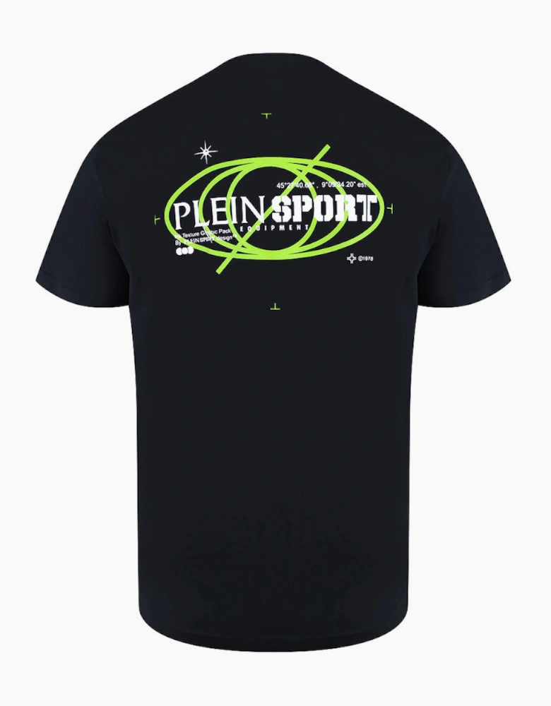 Plein Sport Geo Logo Stretch Black T-Shirt