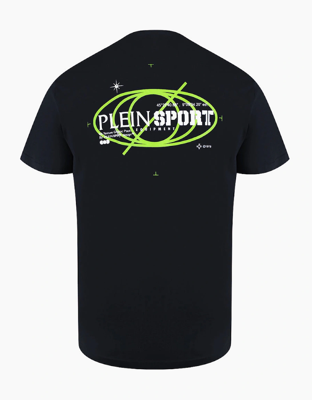 Plein Sport Geo Logo Stretch Black T-Shirt