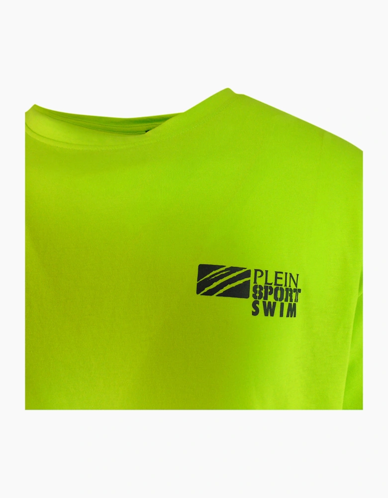 Plein Sport Basic Logo Yellow Fluo T-Shirt