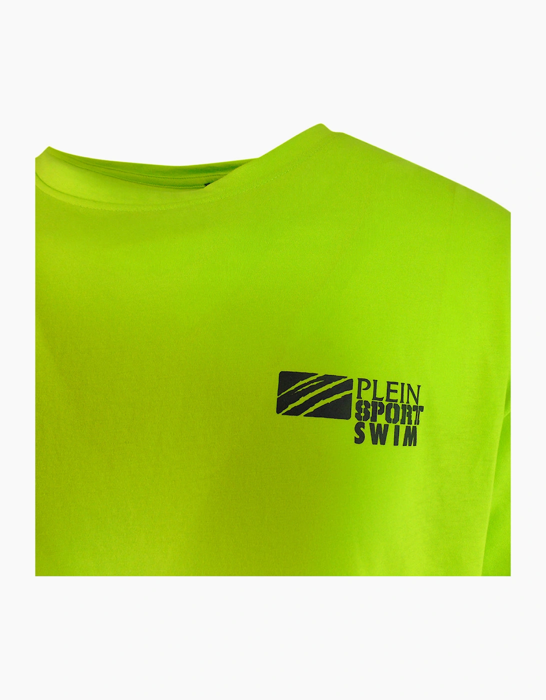 Plein Sport Basic Logo Yellow Fluo T-Shirt