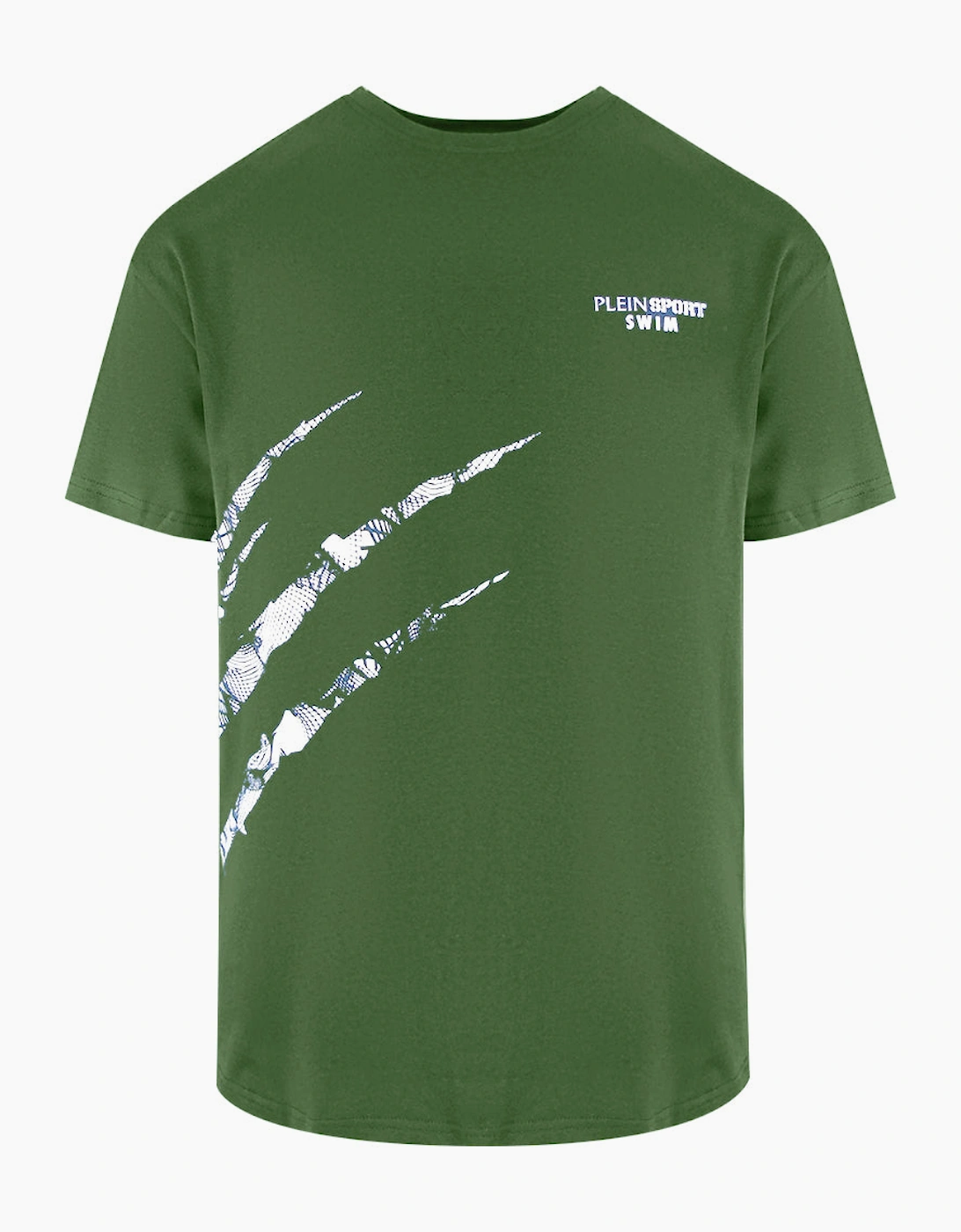 Plein Sport Scratch Logo Green T-Shirt