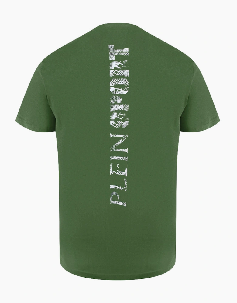 Plein Sport Scratch Logo Green T-Shirt