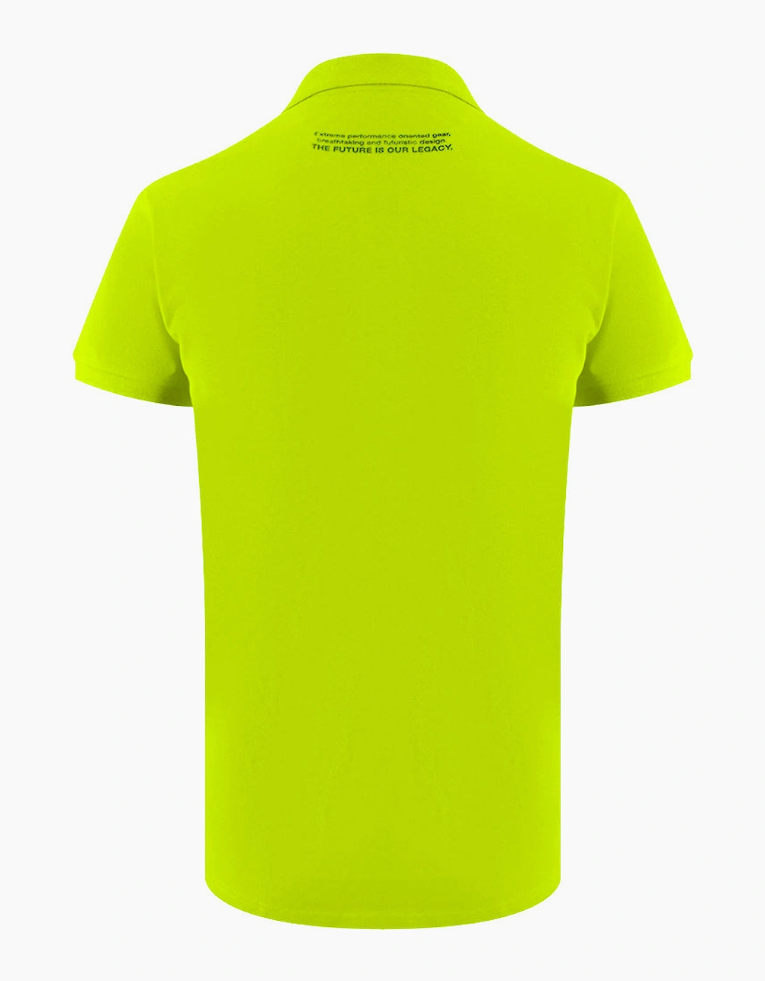 Plein Sport Basic Logo Stretch Yellow Polo Shirt