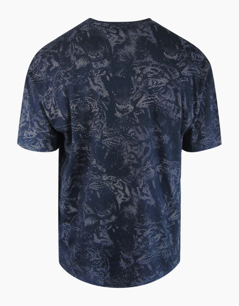 Plein Sport Allover Tiger Logo Black T-Shirt