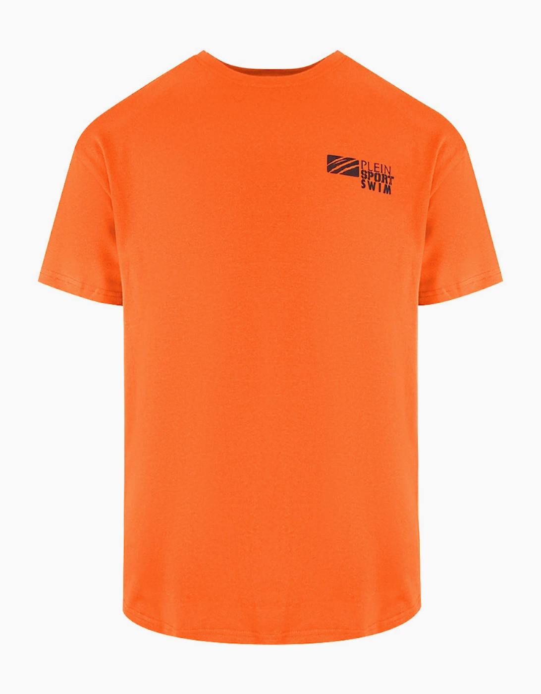 Plein Sport Basic Logo Orange Fluo T-Shirt