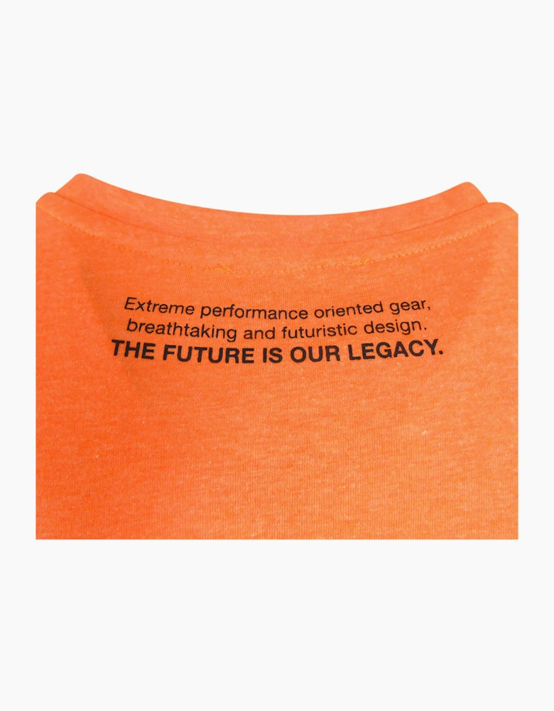Plein Sport Basic Logo Orange Fluo T-Shirt
