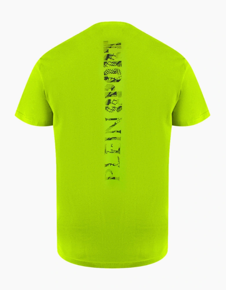 Plein Sport Scratch Logo Yellow Fluo T-Shirt