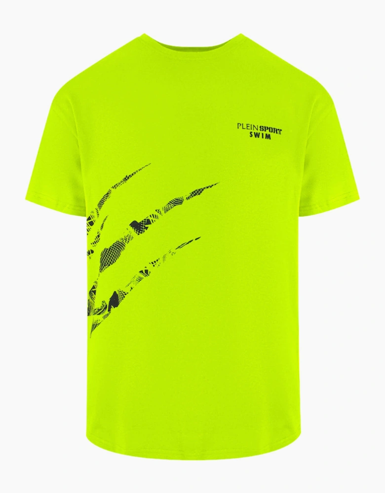 Plein Sport Scratch Logo Yellow Fluo T-Shirt
