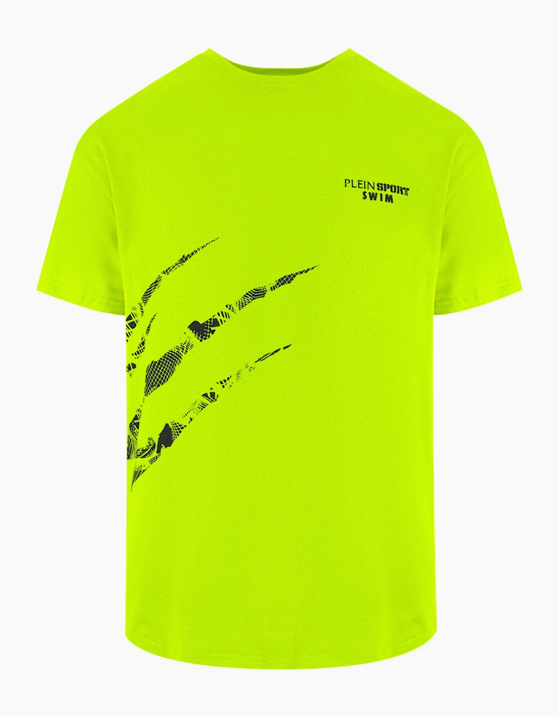 Plein Sport Scratch Logo Yellow Fluo T-Shirt