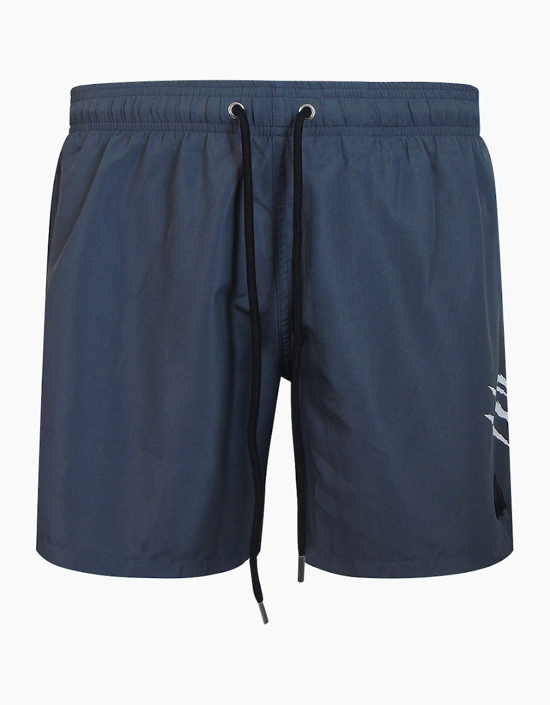 Plein Sport Ripstop Logo Medium Boardshort Dark Grey Swim Shorts