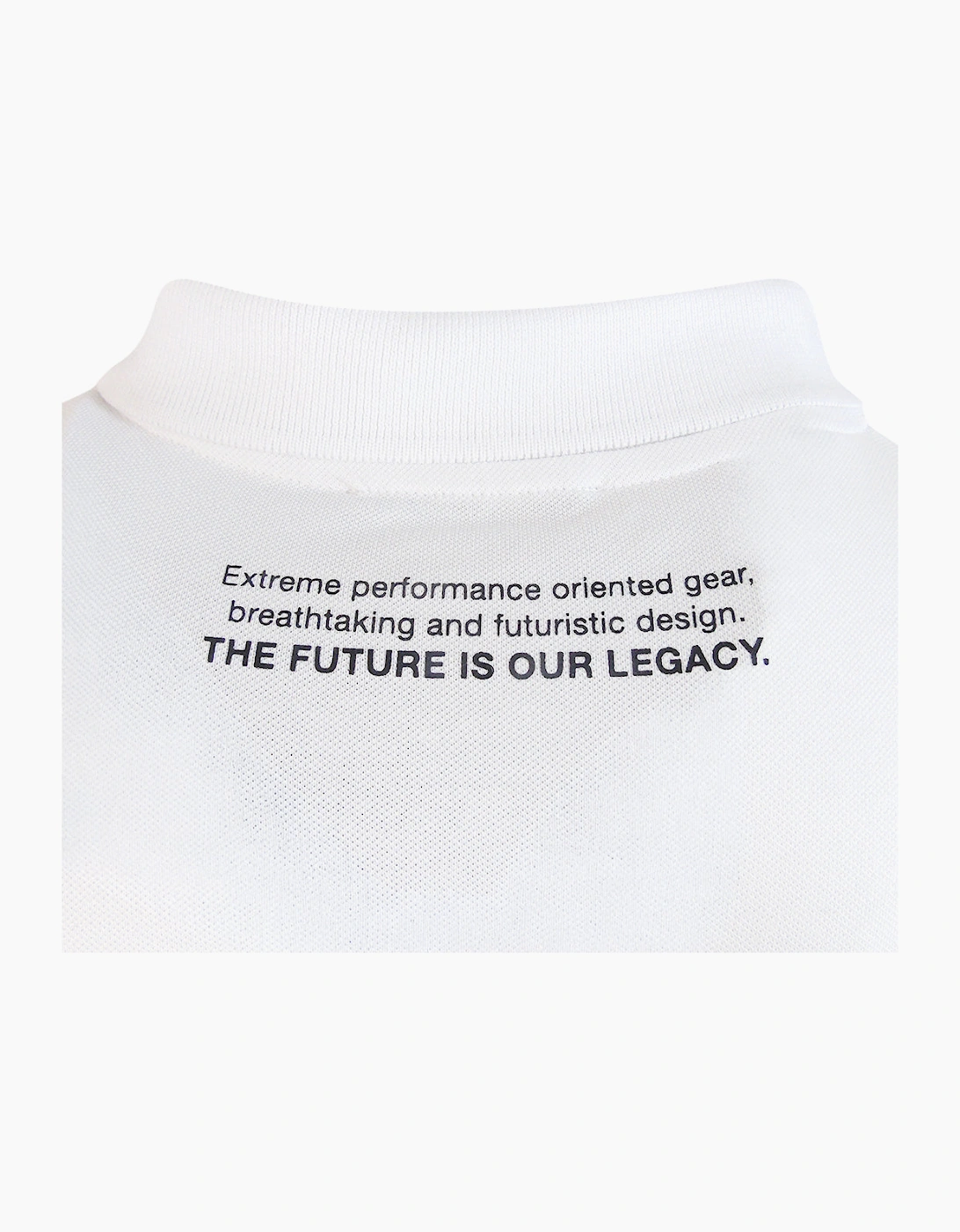 Plein Sport Classic Logo Stretch White Polo Shirt