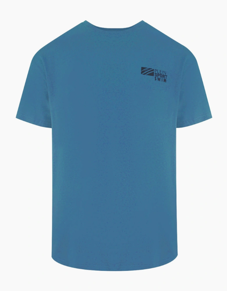 Plein Sport Classic Logo Light Blue T-Shirt