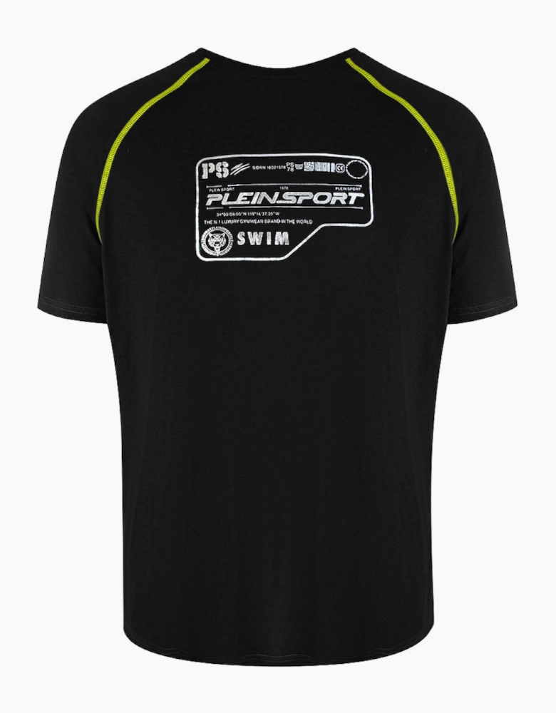 Plein Sport Performance Logo Black T-Shirt