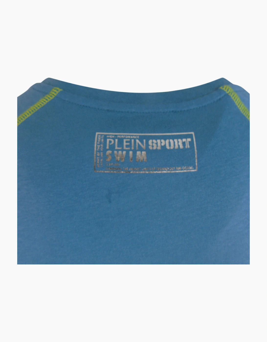 Plein Sport Performance Logo Light Blue T-Shirt