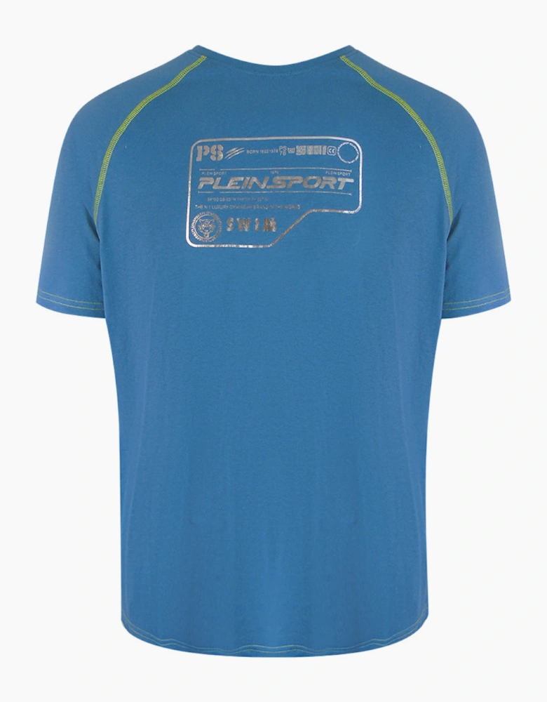 Plein Sport Performance Logo Light Blue T-Shirt