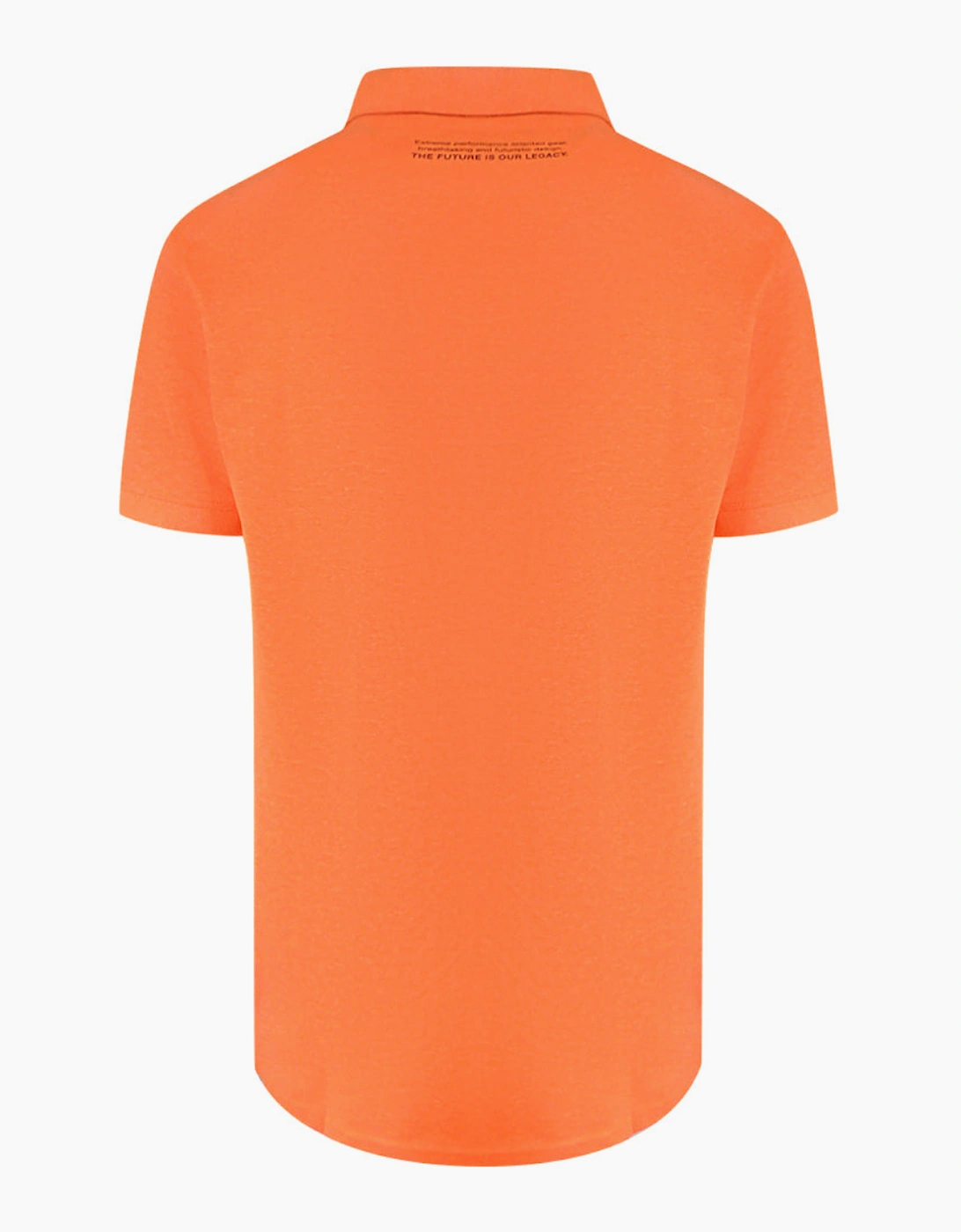 Plein Sport Basic Logo Stretch Orange Polo Shirt