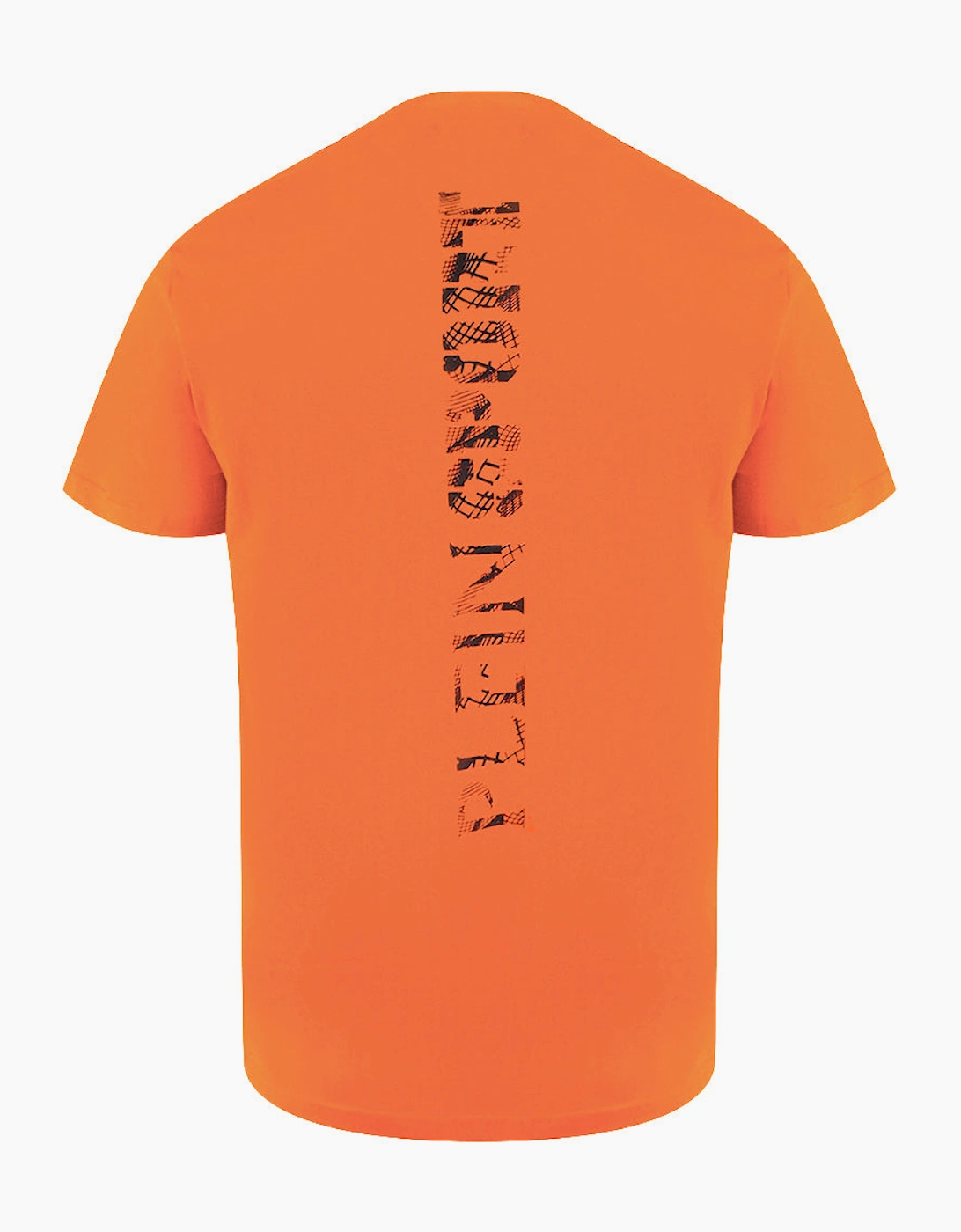 Plein Sport Scratch Logo Orange Fluo T-Shirt
