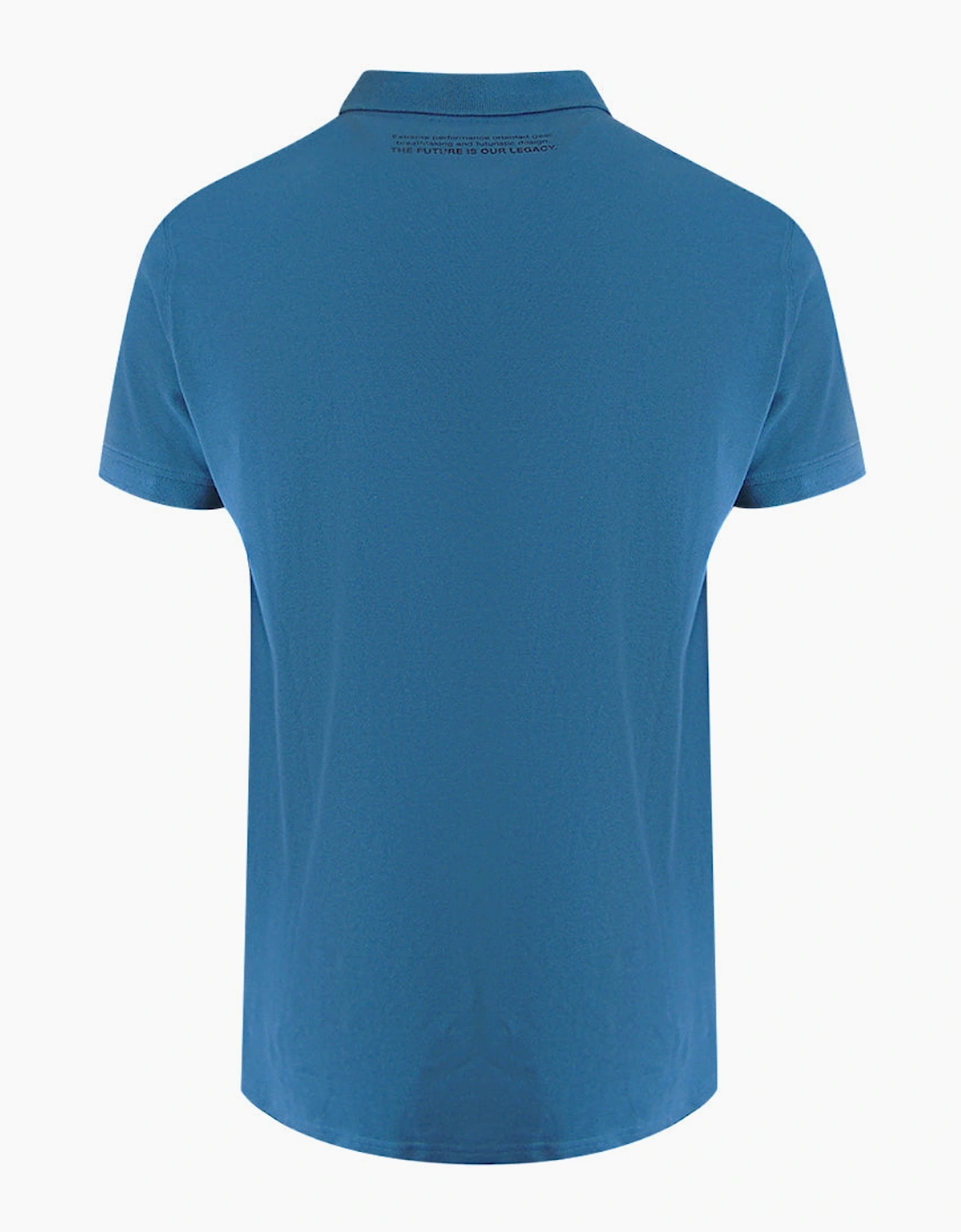 Plein Sport Classic Logo Stretch Light Blue Polo Shirt