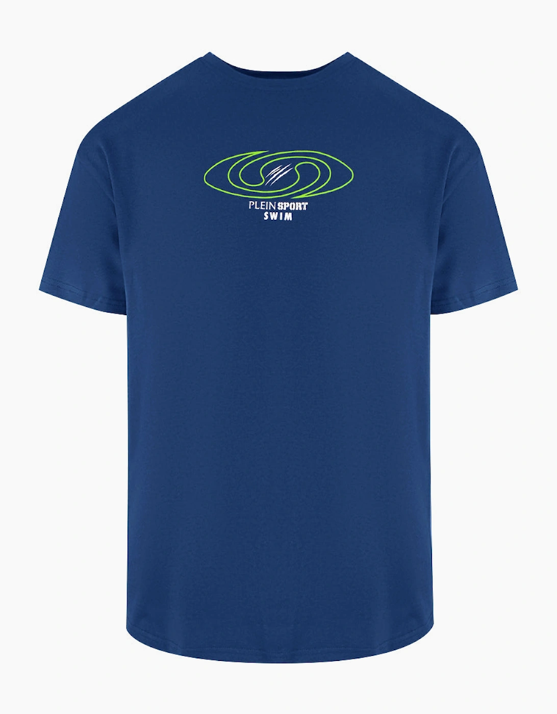Plein Sport Spiral Logo Navy Blue T-Shirt