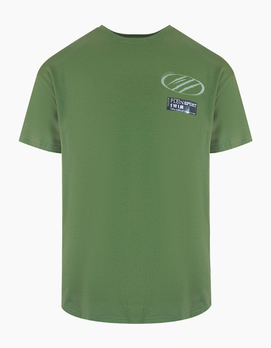 Plein Sport Tonal Logo Green T-Shirt