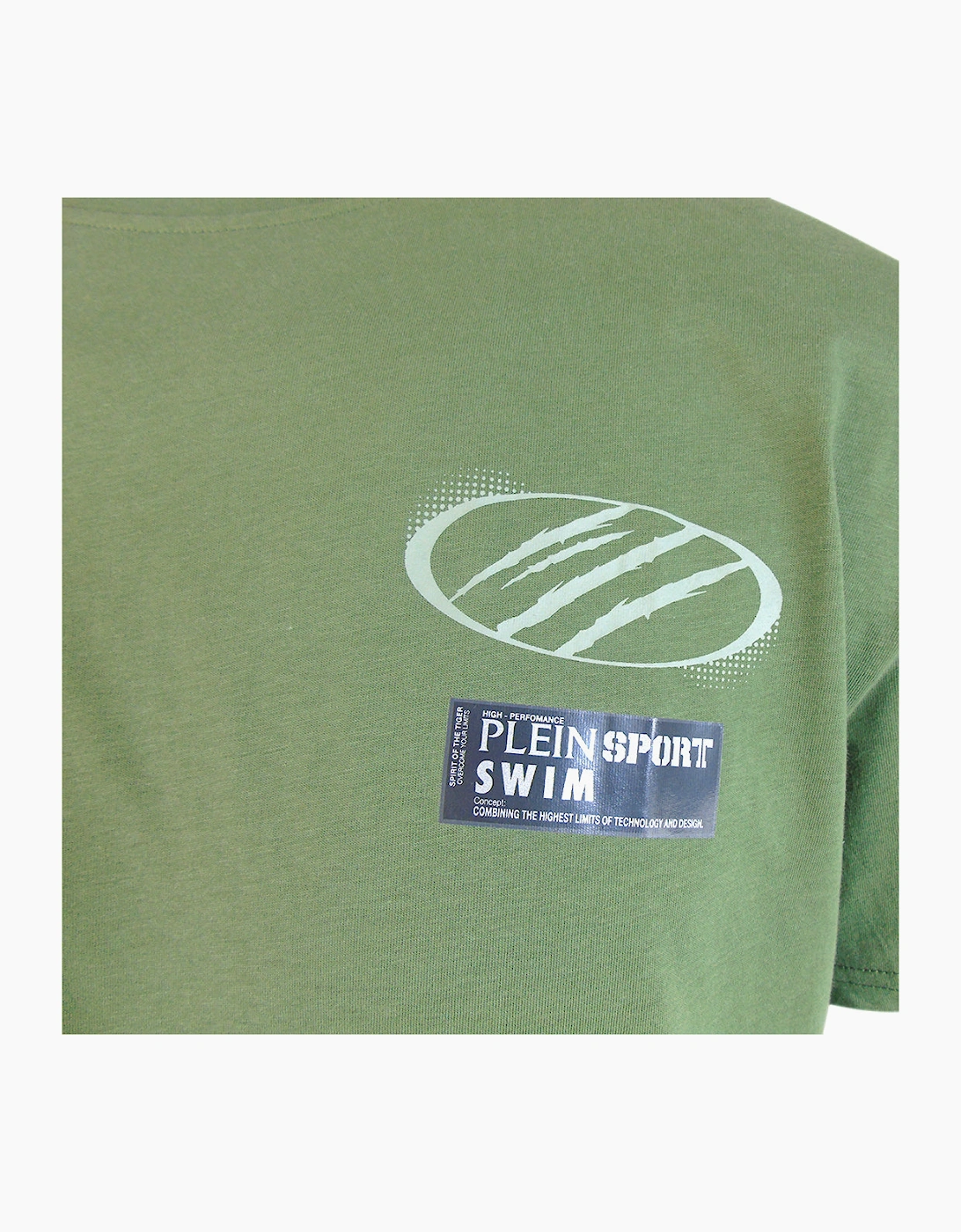 Plein Sport Tonal Logo Green T-Shirt