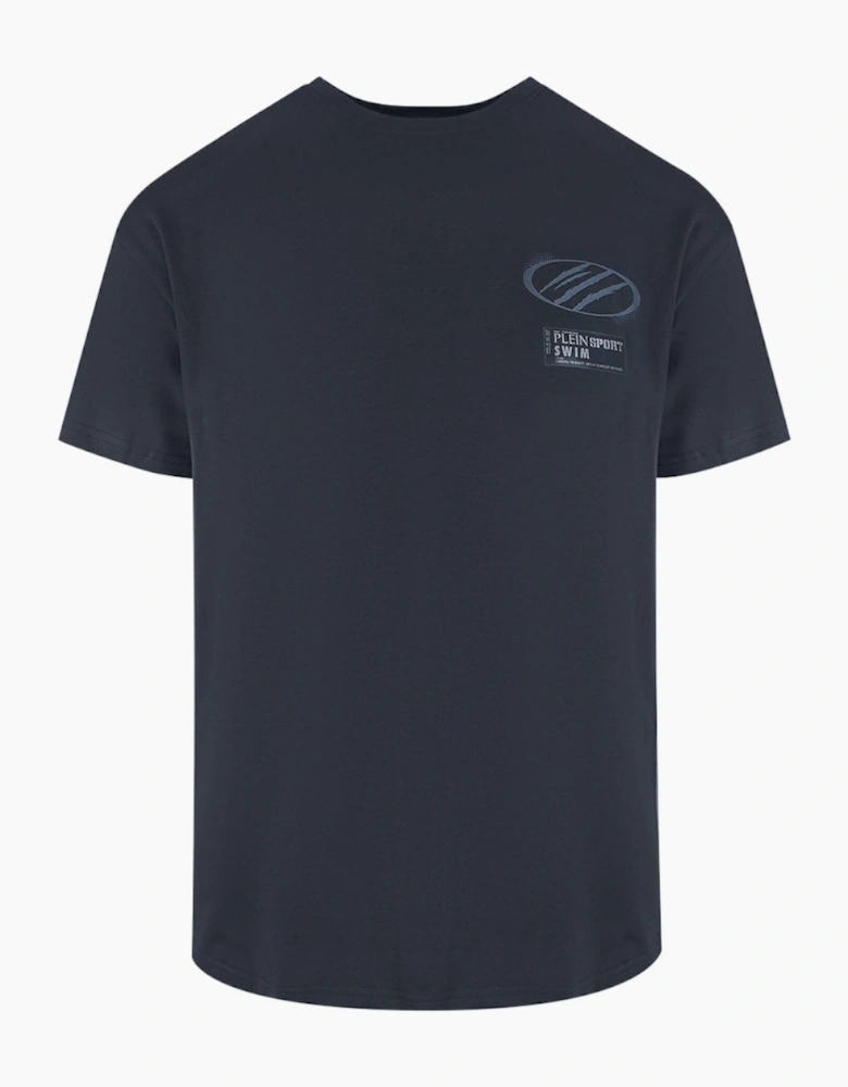 Plein Sport Tonal Logo Dark Grey T-Shirt