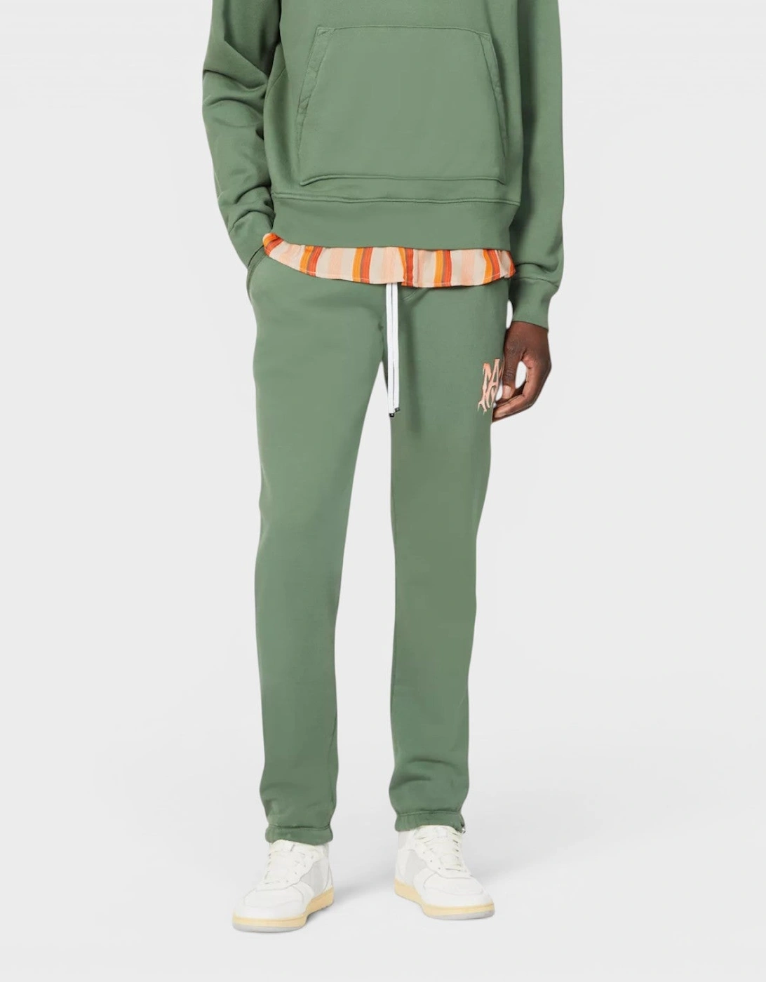 Watercolour MA Sweatpant Green Peach