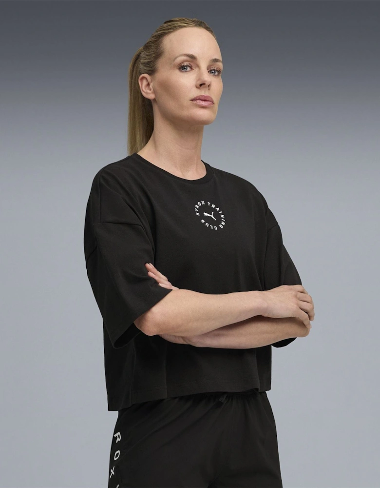 X Hyrox Cropped Lifestyle Baby Tee