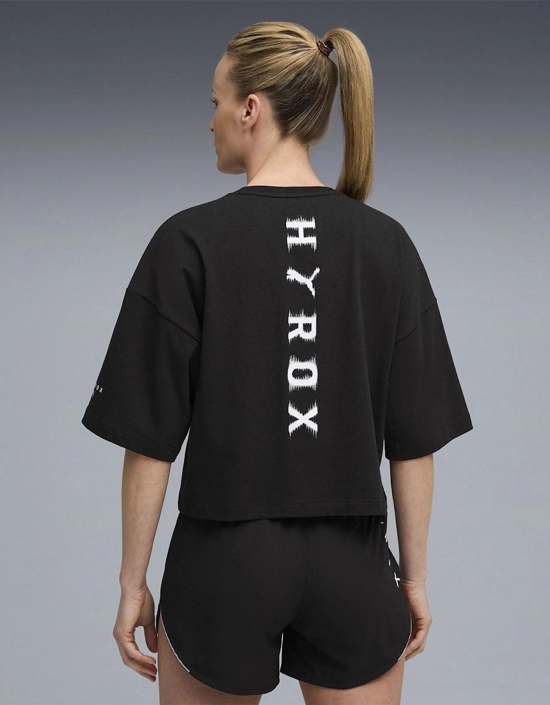 X Hyrox Cropped Lifestyle Baby Tee