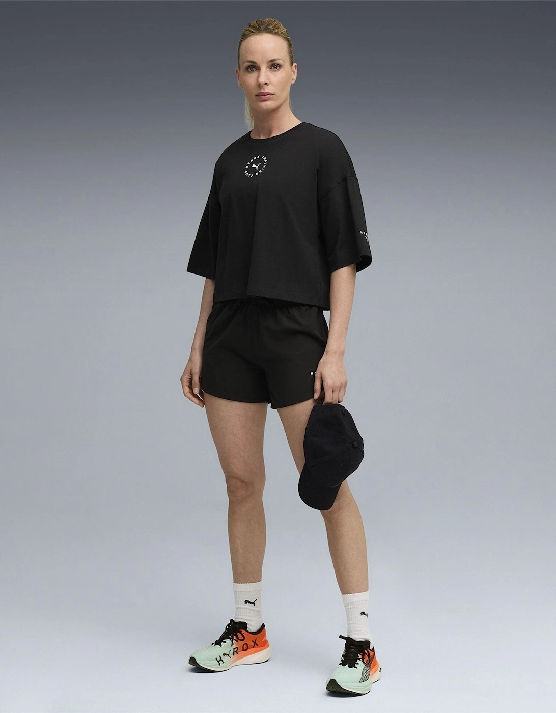 X Hyrox Cropped Lifestyle Baby Tee