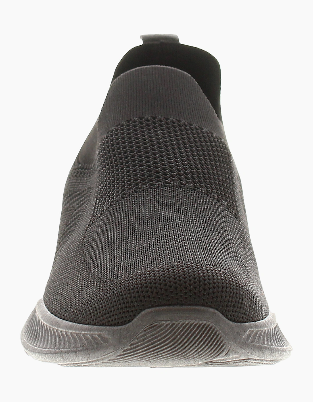 Focus Mens Trainers Breathable Knitted Textile Micah Slip On black UK Size