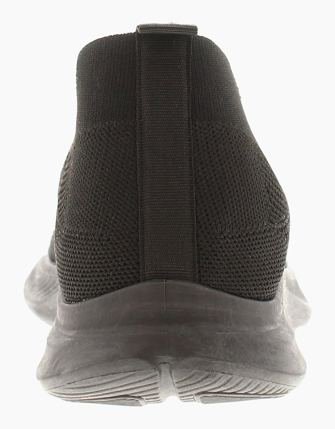 Focus Mens Trainers Breathable Knitted Textile Micah Slip On black UK Size