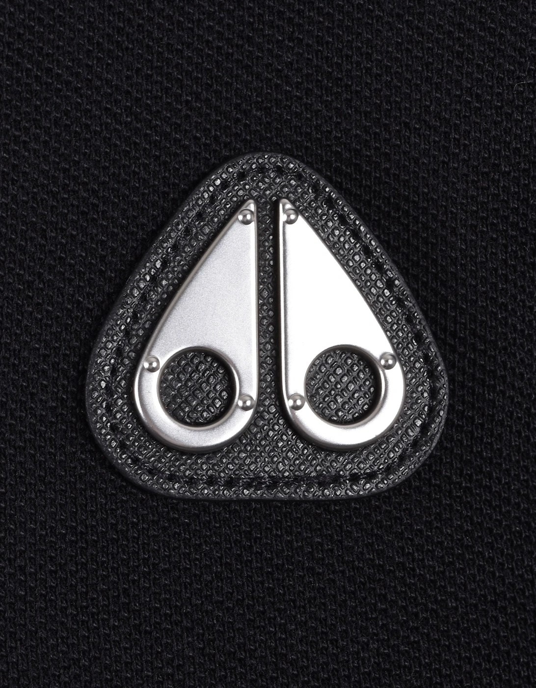 MOOSE KNUCKLES EVERETT POLO SHIRT BLACK