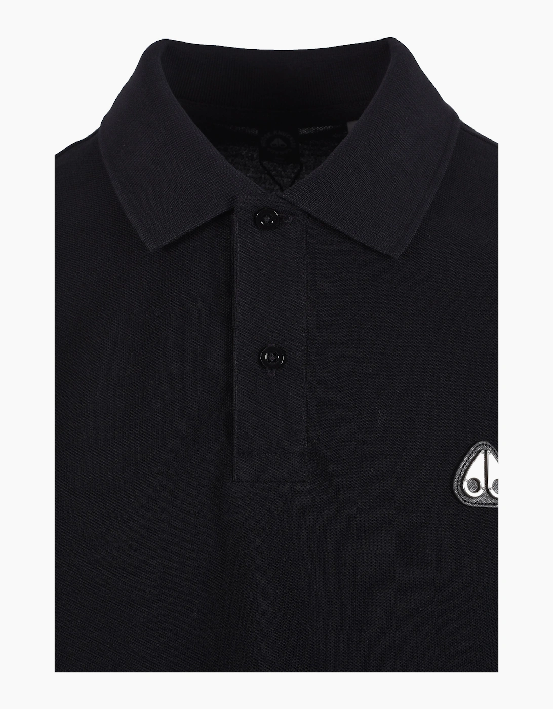 MOOSE KNUCKLES EVERETT POLO SHIRT BLACK