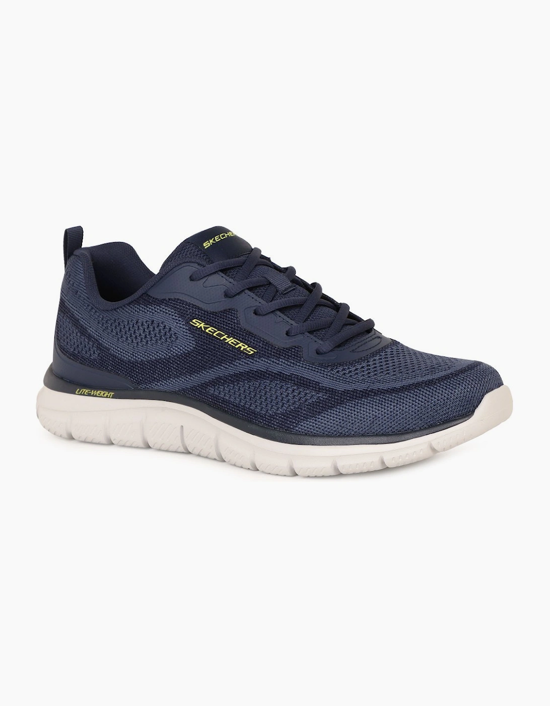 Skechers Men's Navy Track Lace Trainers - Size 7