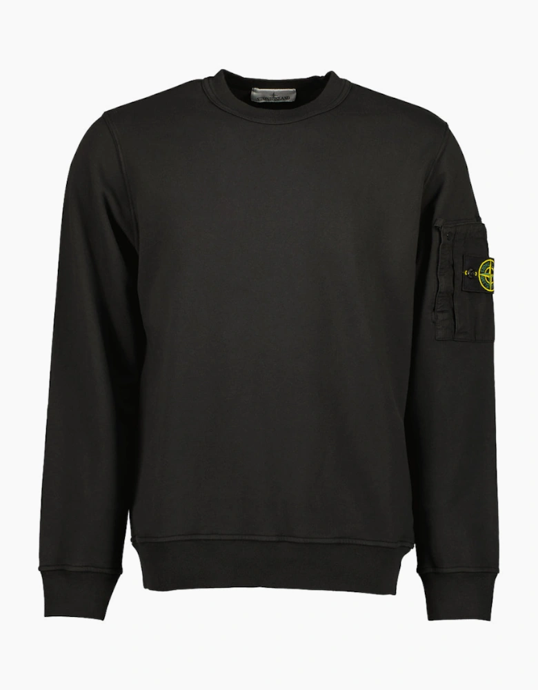 Cotton Fleece Pocket Sweatshirt