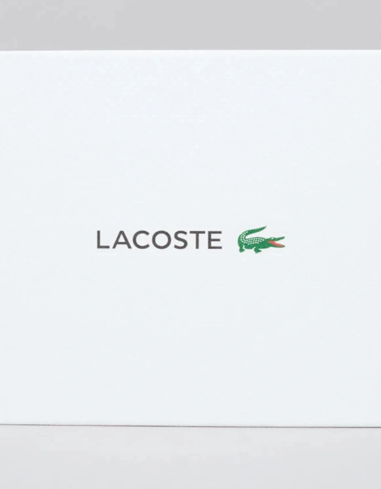 Lacoste Mens Wallet Genuine Leather Small Billfold Credit Card Holder Black