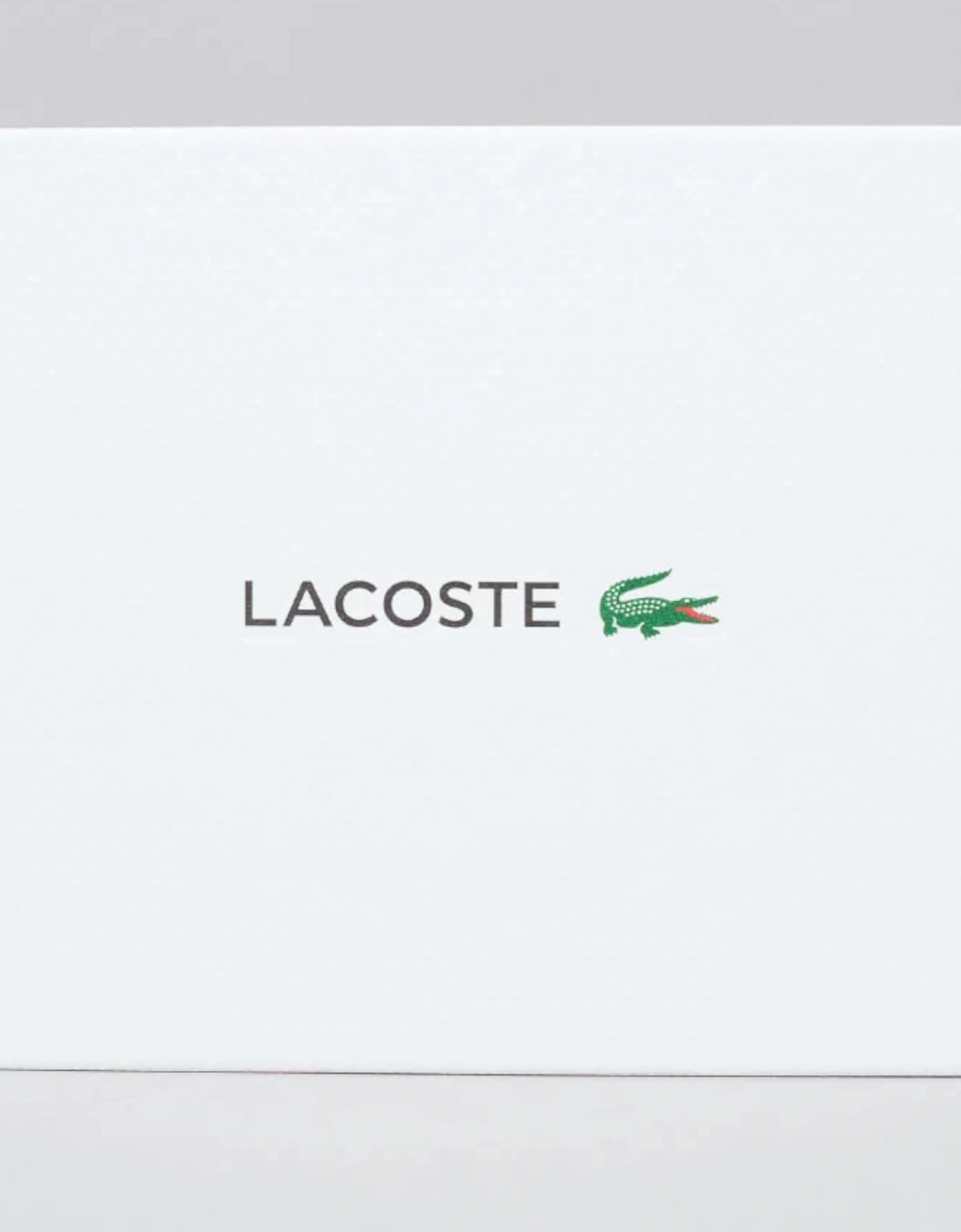 Lacoste Mens Wallet Genuine Leather Small Billfold Credit Card Holder Black