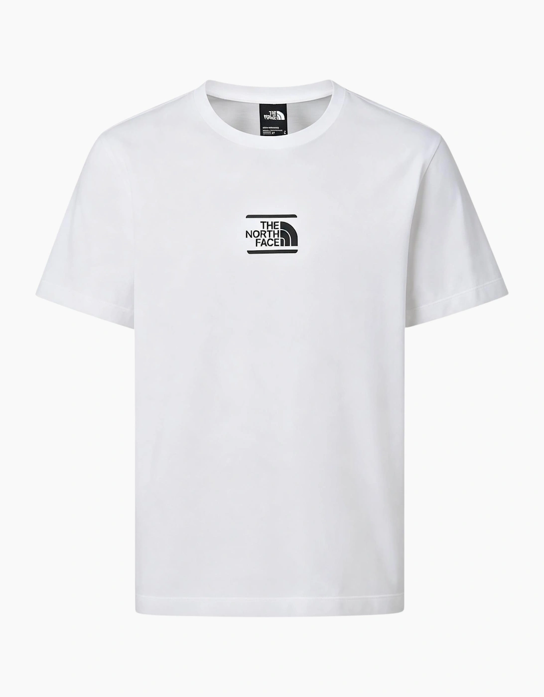 The North Face Mens T Shirt Centre Logo Crew Neck Short Sleeve Cotton Summer Tee