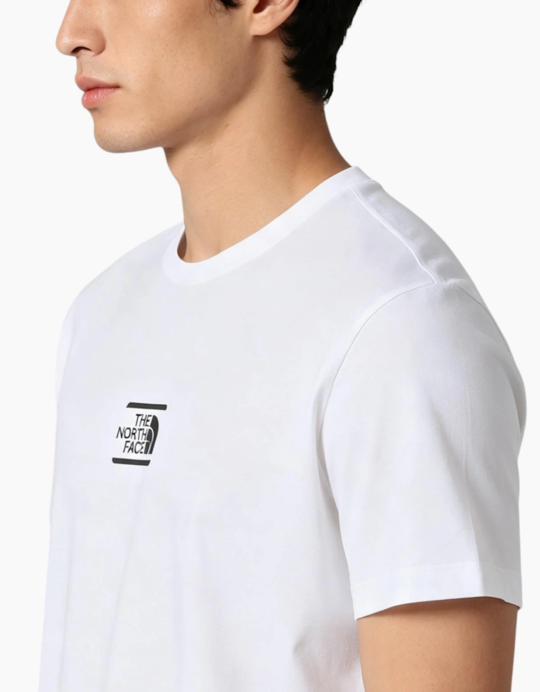 The North Face Mens T Shirt Centre Logo Crew Neck Short Sleeve Cotton Summer Tee