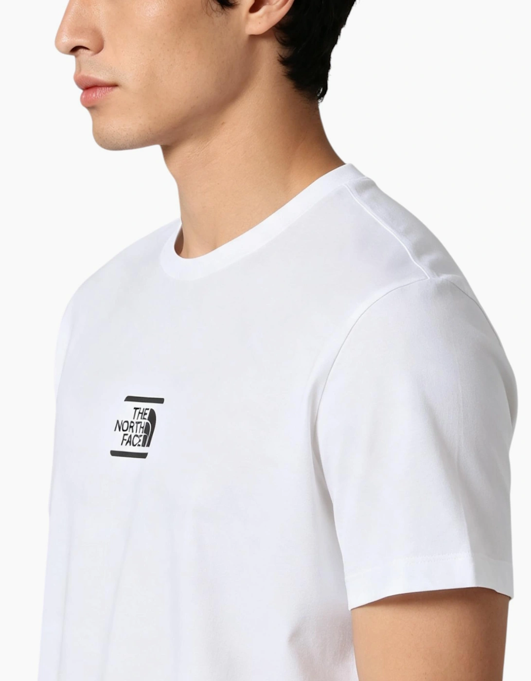 The North Face Mens T Shirt Centre Logo Crew Neck Short Sleeve Cotton Summer Tee