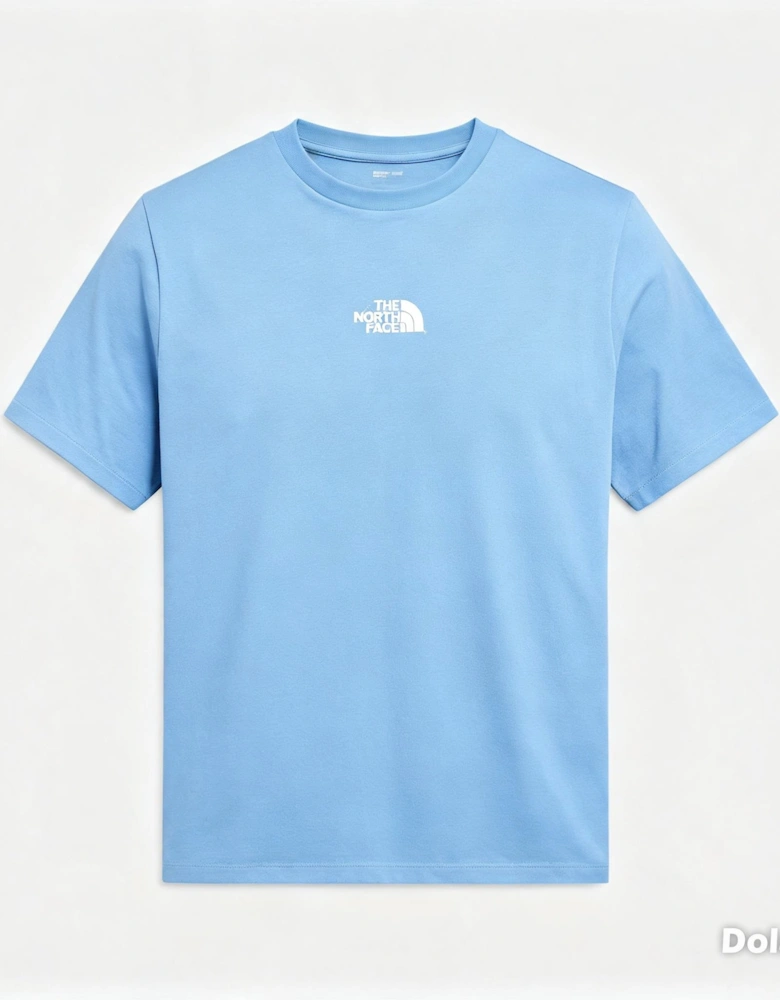 The North Face Mens T Shirt Centre Logo Crew Neck Short Sleeve Cotton Summer Tee