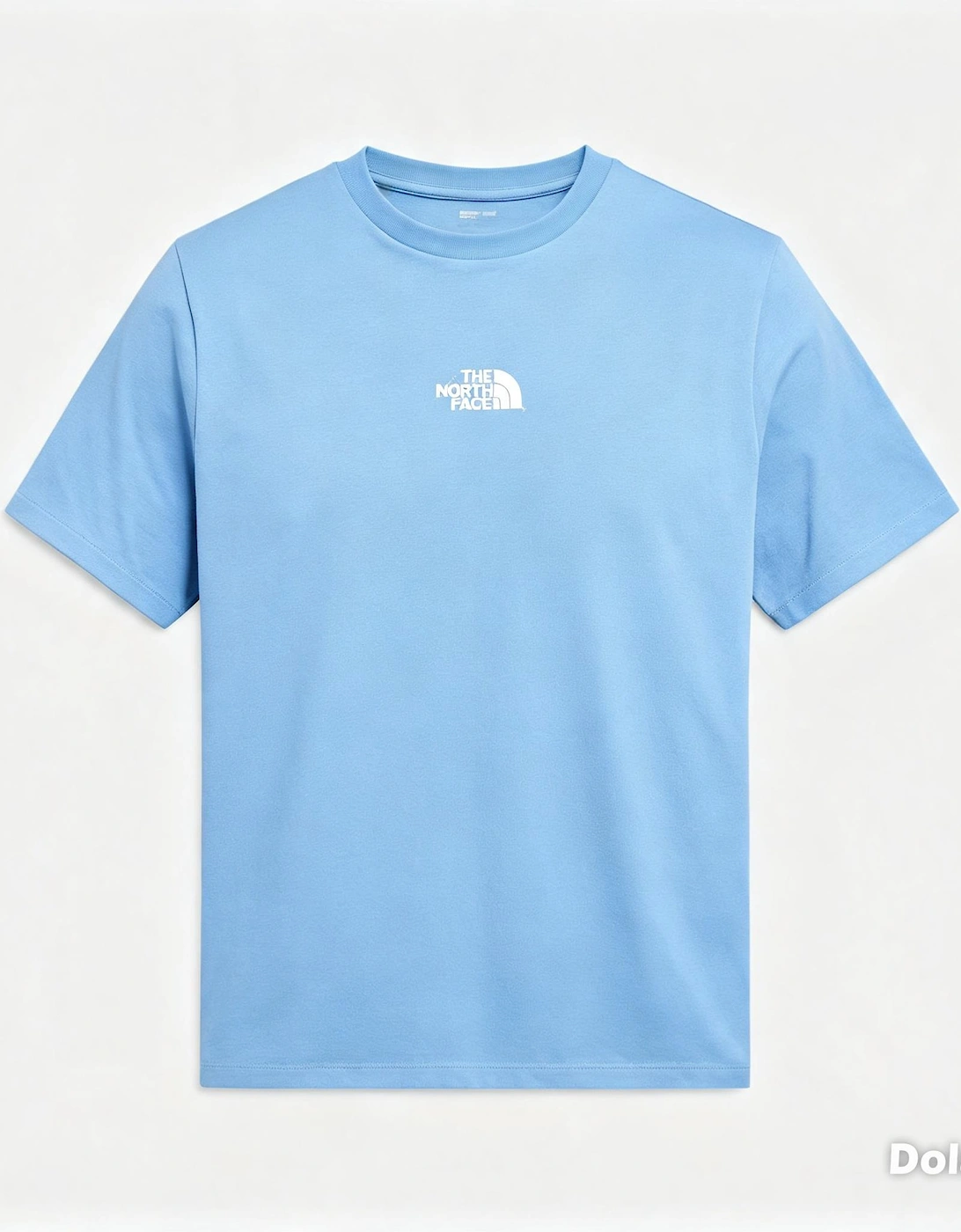 The North Face Men's The North Face Mens T Shirt Centre Logo Crew Neck Short Sleeve Cotton Summer Tee - Blue