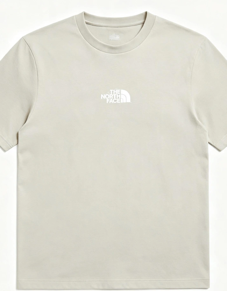 The North Face Mens T Shirt Centre Logo Crew Neck Short Sleeve Cotton Summer Tee