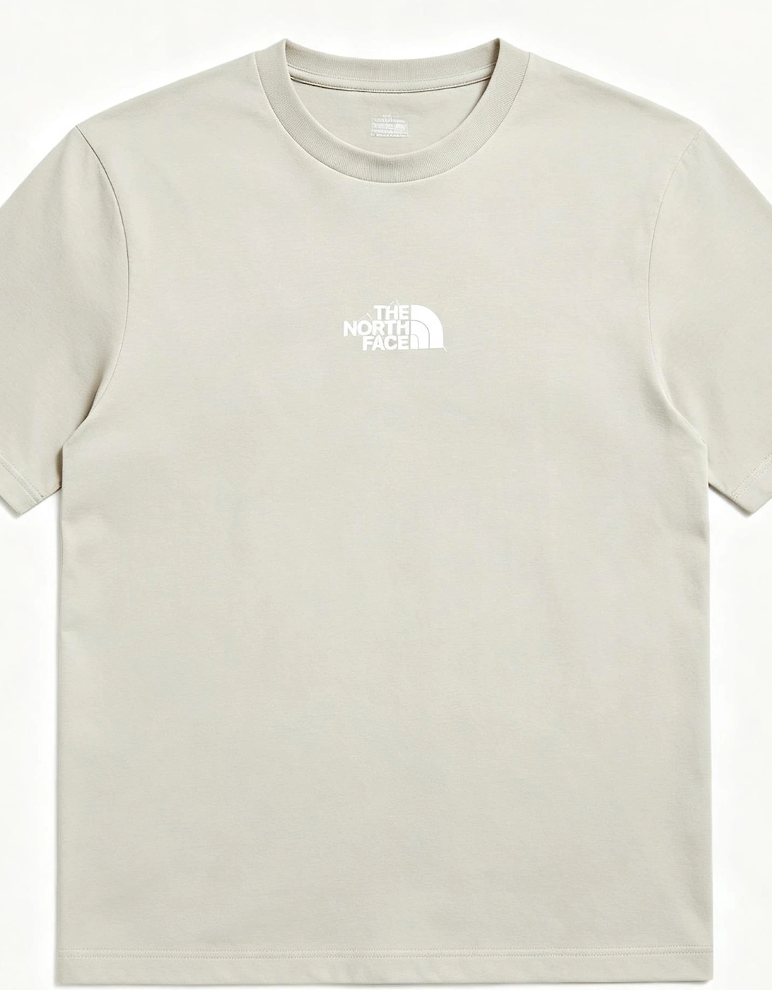 The North Face Mens T Shirt Centre Logo Crew Neck Short Sleeve Cotton Summer Tee
